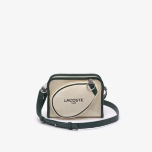 LACOSTE Tennis Style Textile Shoulder Bag
