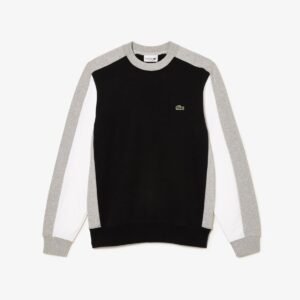 LACOSTE CREW NECK COLORBLOCK SWEATSHIRT