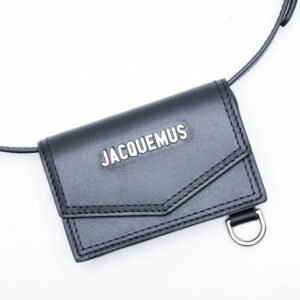 JACQUEMUS Black Le Papier 'Le Porte Azur' Bag