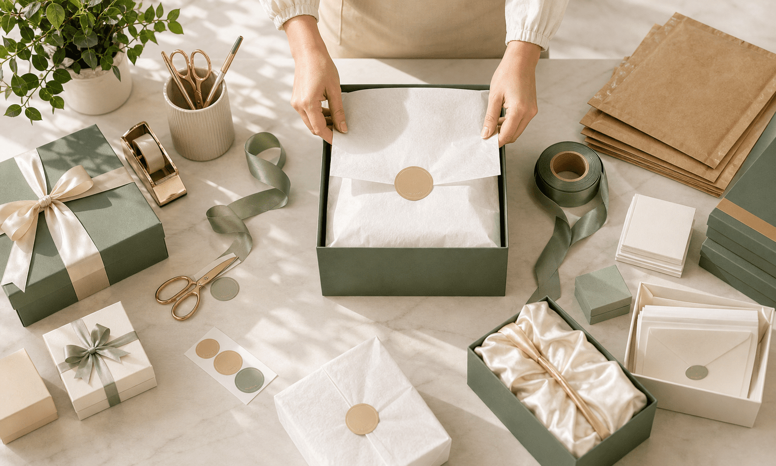Luxury packing detail